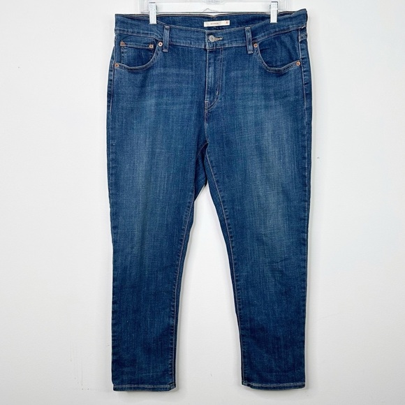 LEVI’S | 5 Pocket Styling Denim Blue Boyfriend Jeans Sz. 32 - Picture 3 of 5